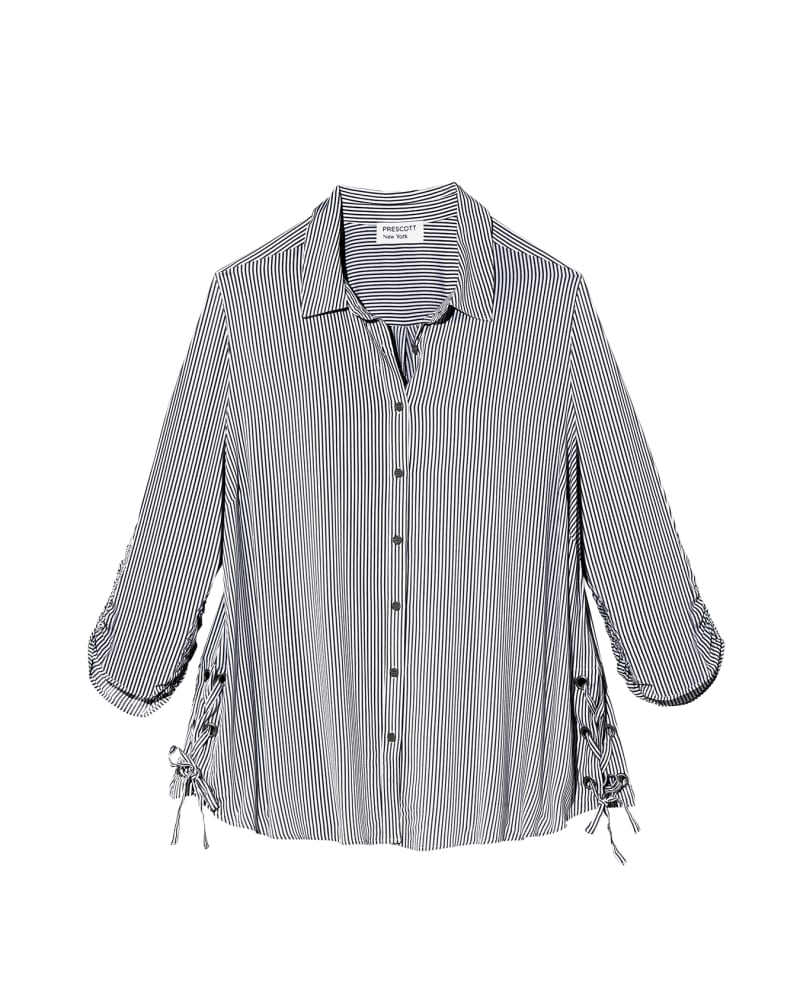 Front of plus size Hester Button Down by Prescott New York | Dia&Co | dia_product_style_image_id:130869